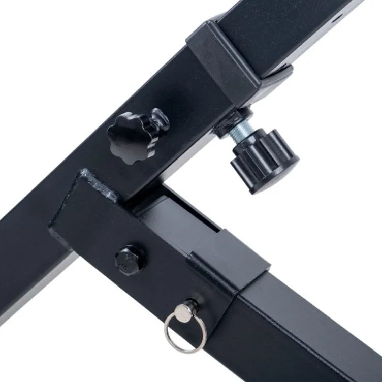 Banc hyperextension pliable avec inclinaison de 45° et capacité de charge 100 kg - Hauteur réglable