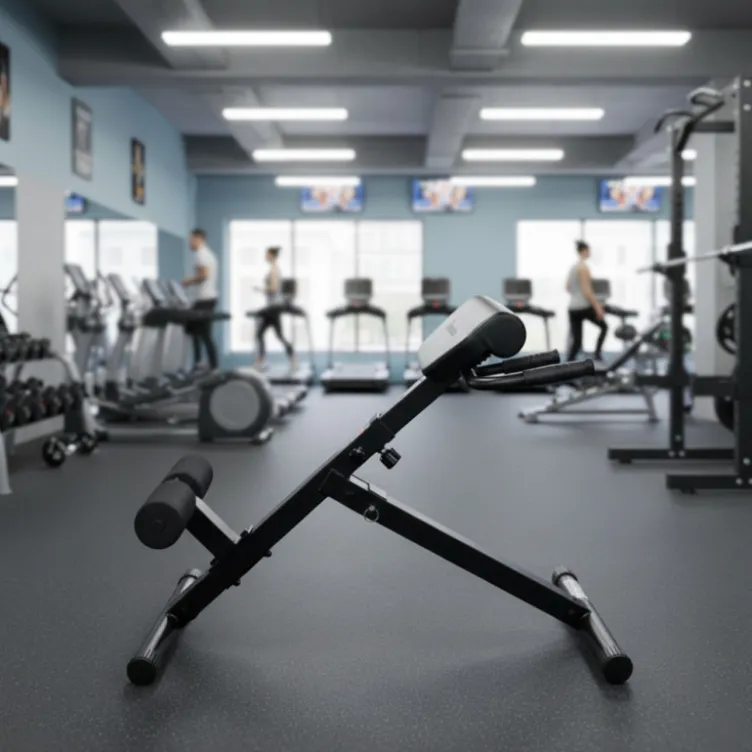 Banc hyperextension pliable avec inclinaison de 45° et capacité de charge 100 kg - Hauteur réglable