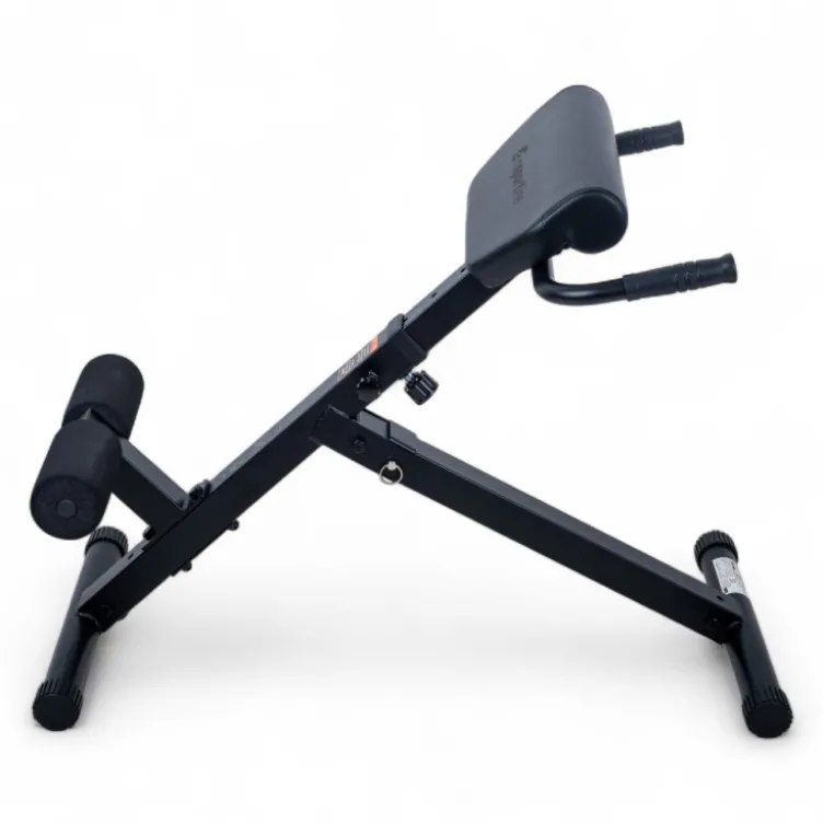 Banc hyperextension pliable avec inclinaison de 45° et capacité de charge 100 kg - Hauteur réglable