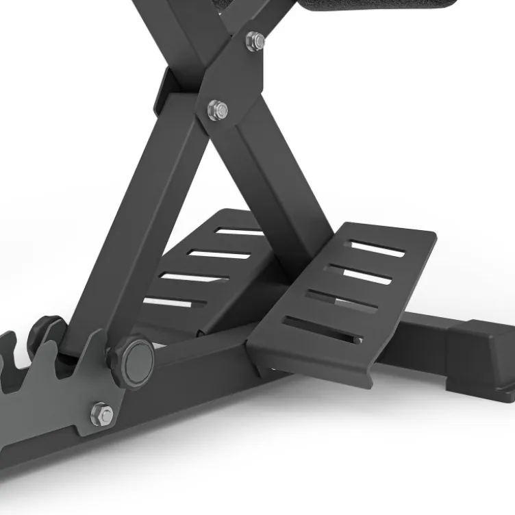 Banc hyper extension réglable avec angle de 45° et capacité de charge 130 kg - Coussins réglables