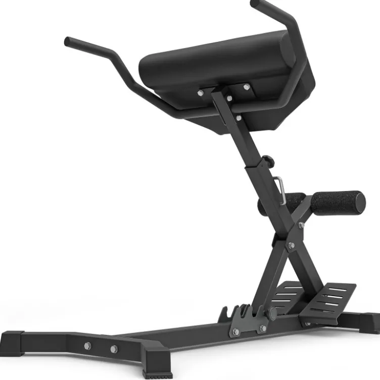 Banc hyper extension réglable avec angle de 45° et capacité de charge 130 kg - Coussins réglables