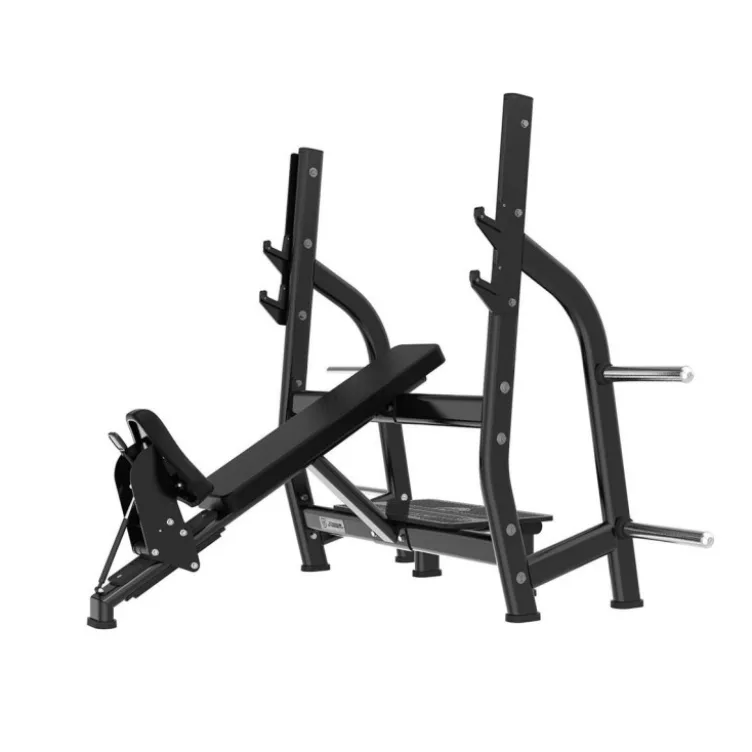 Banc olympique incliné de musculation Black séries Titanium Strength BS-OIB avec assise réglable