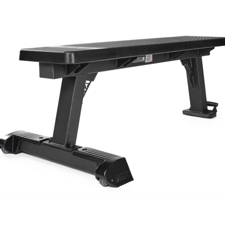 Banc plat de musculation réglable en hauteur et inclinaison - Flat bench ajustable
