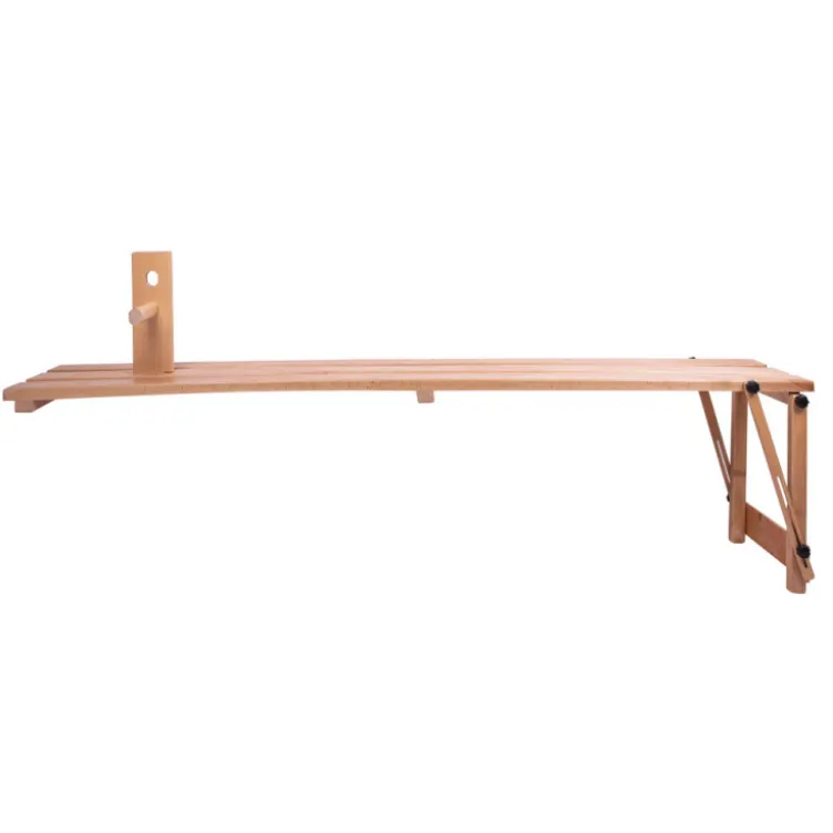 Banc réglable en bois pour espalier de crossfit - 200 x 35 x 3 cm