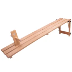 Banc réglable en bois pour espalier de crossfit - 200 x 35 x 3 cm
