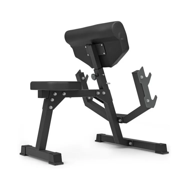 Banc Scott de musculation pour entraînement des biceps- Réglable en hauteur et Repose barre