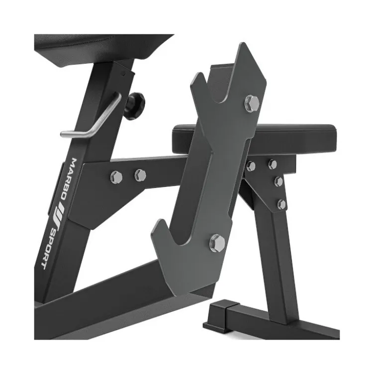 Banc Scott de musculation pour entraînement des biceps- Réglable en hauteur et Repose barre