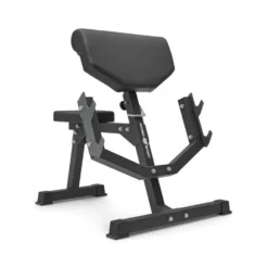 Banc Scott de musculation pour entraînement des biceps- Réglable en hauteur et Repose barre