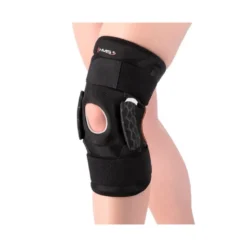 Bande de maintien pour le genou avec renforts latéraux en acier - Fermeture velcro