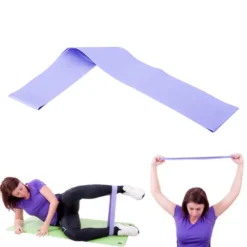 Bande de résistance élastique de musculation en caoutchcouc - Plusieurs niveaux de résistance