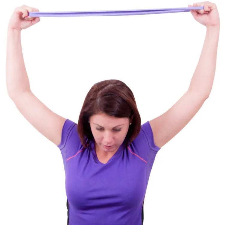 Bande de résistance élastique de musculation en caoutchcouc - Plusieurs niveaux de résistance