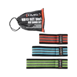 Bandes de hanches x3 en latex et polyester pour échauffement de fitness et de musculation