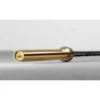 Barre de cross-training diamètre olympique 220 cm et 205.000 PSI dorée et noire mat - GOLD KNIGHT BAR