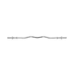 Barre de curl EZ standard filetée 120 cm x 25 mm avec colliers de serrage