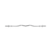 Barre de curl EZ standard filetée 120 cm pour disques de poids 28 mm