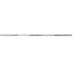 Barre de musculation chromée en acier de haute qualité sans filetage - 167 cm cm / 30 mm