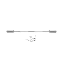 Barre de musculation droite olympique 120 cm diamètre 50 mm