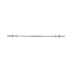 Barre de musculation droite standard 120 cm x 25 mm avec écrous de serrage