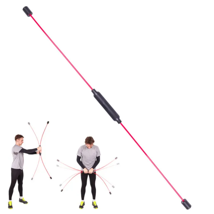 Barre de musculation flexible pour entraînement fitness et de réeducation