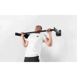 Barre de musculation modulable et pliable à fixation murale pour garage gym