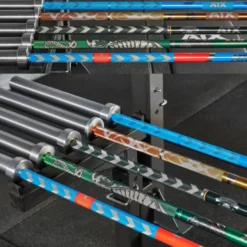 Barre de musculation olympique ATX color design - Capacité 700 kg