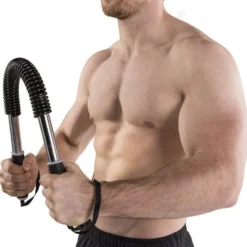 Barre de torsion power twister musculation avec poignée antidérapante