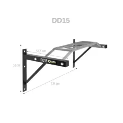 Barre de traction multiprises à fixation murale capacité de charge 130 kg