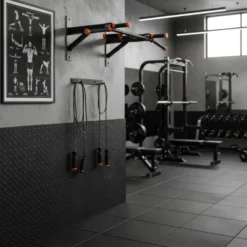 Barre de traction murale à grip multiples pour homegym - Poignées antidérapantes