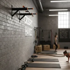 Barre de traction murale à grip multiples pour homegym - Poignées antidérapantes
