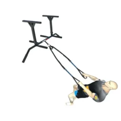 Barre de traction plafonnière pour entraînement à domicile - Fixation sac de frappe