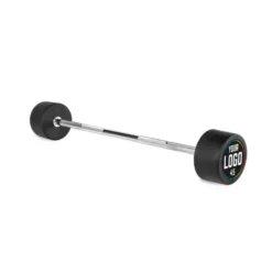 Barre d'haltère droite préchargée ultra-résistante ATX - Logo personnalisable - 10 à 50 kg