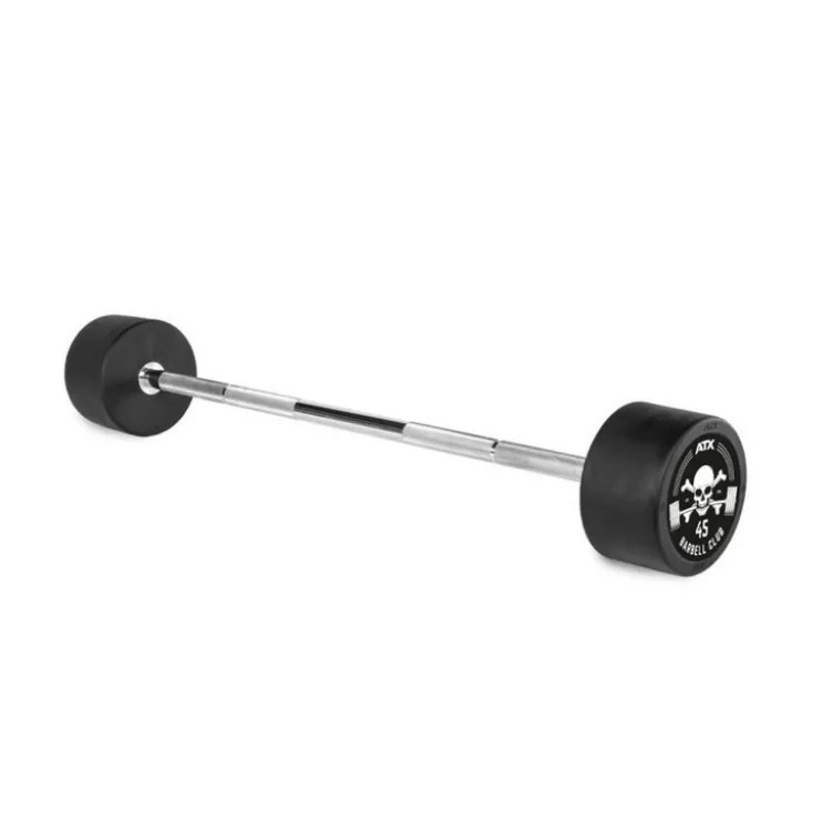 Barre d'haltère droite ultra-résistante ATX - 2 design au choix - 10 à 50 kg