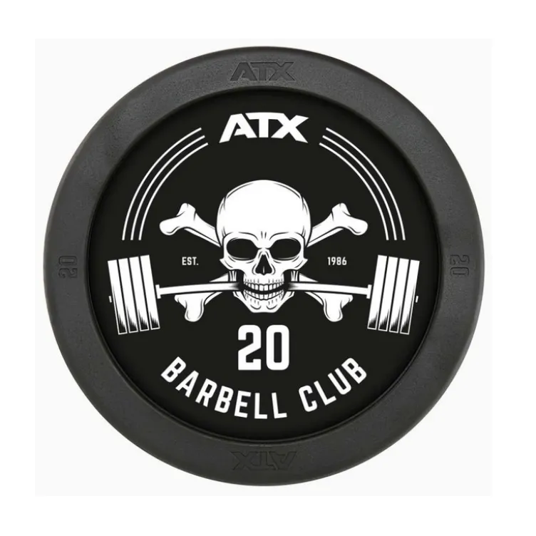 Barre d'haltère droite ultra-résistante ATX - 2 design au choix - 10 à 50 kg