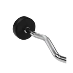 Barre d'haltère EZ Monobloc 15 kg charge incluse pour professionnels ou home gym