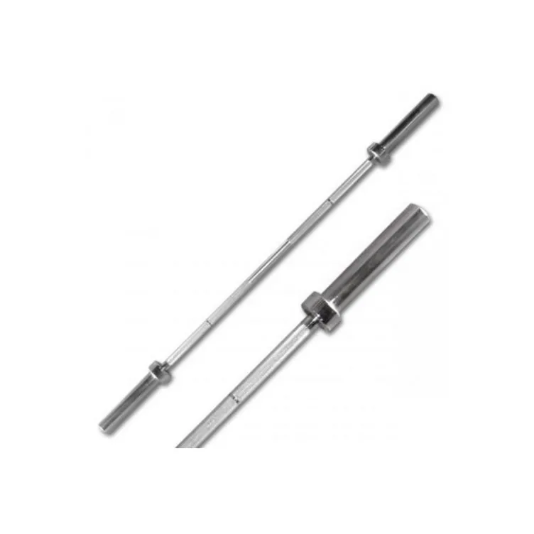 Barre droite de musculation olympique de 160 cm capacité de charge de 250 kg