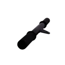 Barre droite de musculation pour exercices de tirage à la poulie - Grip en caoutchouc