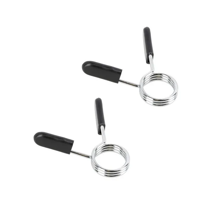 Barre droite de musculation standard 140 cm avec pinces de serrage
