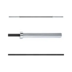 Barre droite olympique capacité de charge 700 kg longueur 220 cm x 50 mm