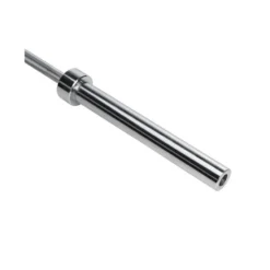 Barre droite olympique diamètre de chargement 50 mm - ambidextre et verrous à ressort