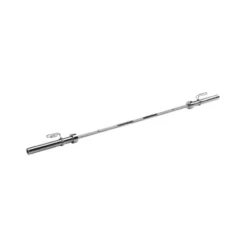Barre droite olympique diamètre de chargement 50 mm - ambidextre et verrous à ressort