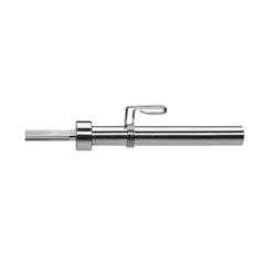 Barre droite olympique diamètre de chargement 50 mm - ambidextre et verrous à ressort