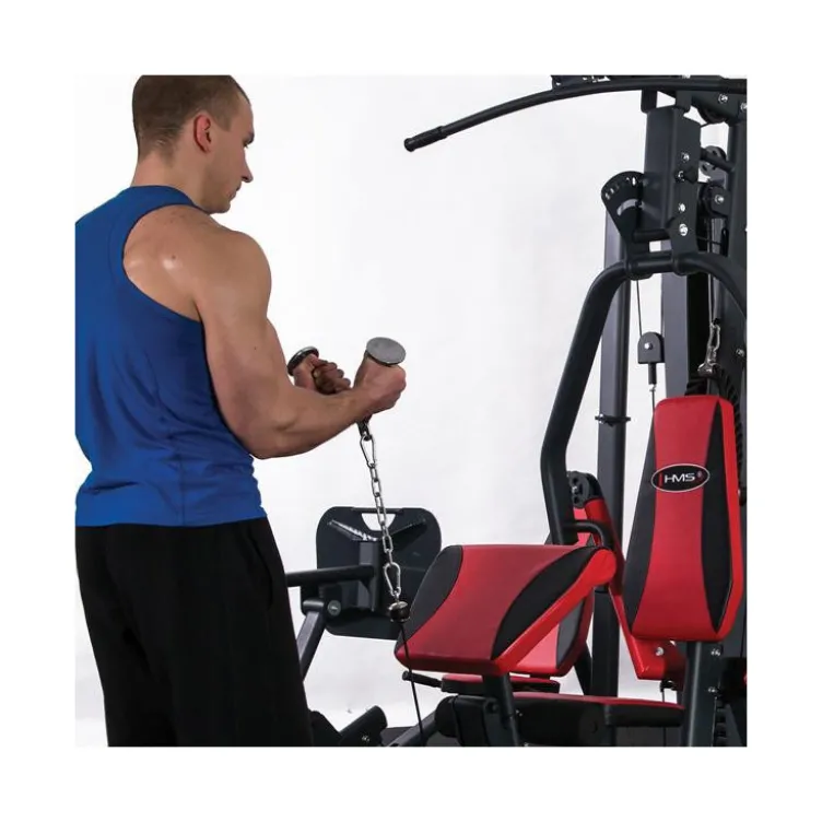 Barre en V avec poignées en caoutchouc pour entraînement Triceps/Biceps