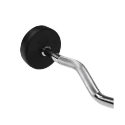 Barre EZ monobloc préchargée professionnelle 20 kg