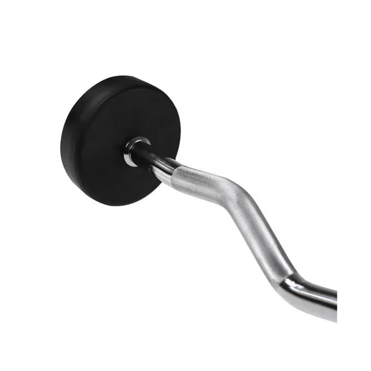 Barre EZ monobloc préchargée professionnelle 20 kg
