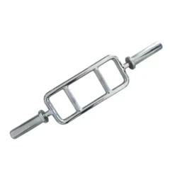 Barre multigrip chromée diamètre 50 mm pour entrainement des triceps