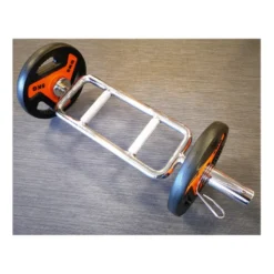 Barre multigrip chromée diamètre 50 mm pour entrainement des triceps