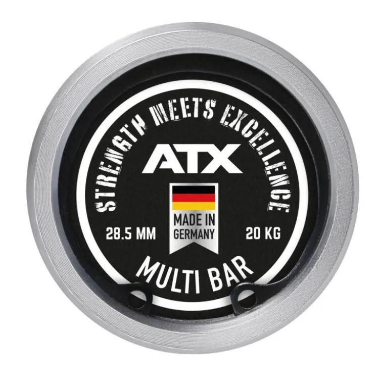 Barre olympique de weightlifting ATX de 220 cm avec capacité de charge 900 kg