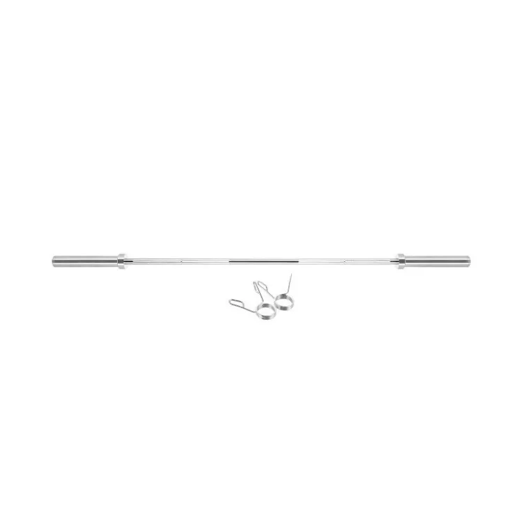 Barre olympique droite de musculation 180 cm pour entraînement en home-gym