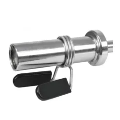 Barre olympique EZ curl 119 cm avec 2 colliers de serrage