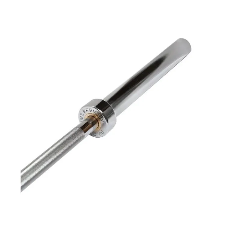 Barre olympique musculation et haltérophilie 220 cm capacité de charge 700 kg